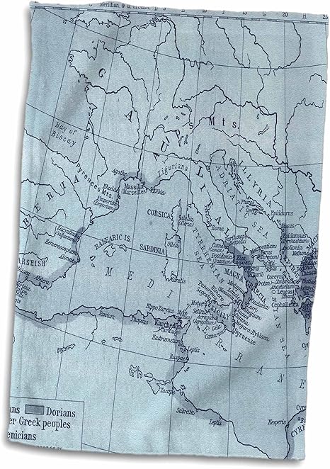 Amazon 3dローズpsビンテージ ビンテージヨーロッパイタリアとマップギリシャ タオル 15 X 22 ホワイト Twl 1040 1 ハンドタオル ホーム キッチン オンライン通販