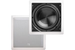 OSD Audio IWS8 Custom Series in-Wall Passive Subwoofer, White (White)