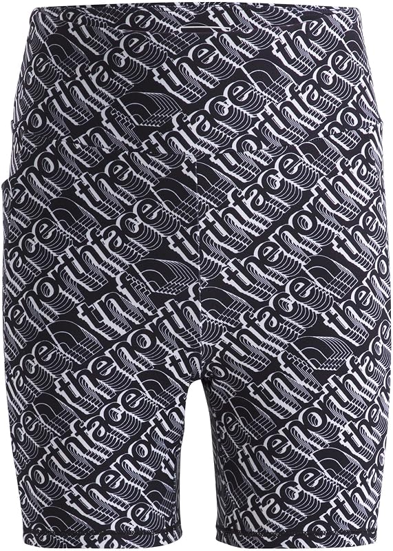 NF0A86Y03WO G Never Stop Ciclismo Calções Calções Unissex TNF Preto DIAGS Logótipo PR Tamanho M