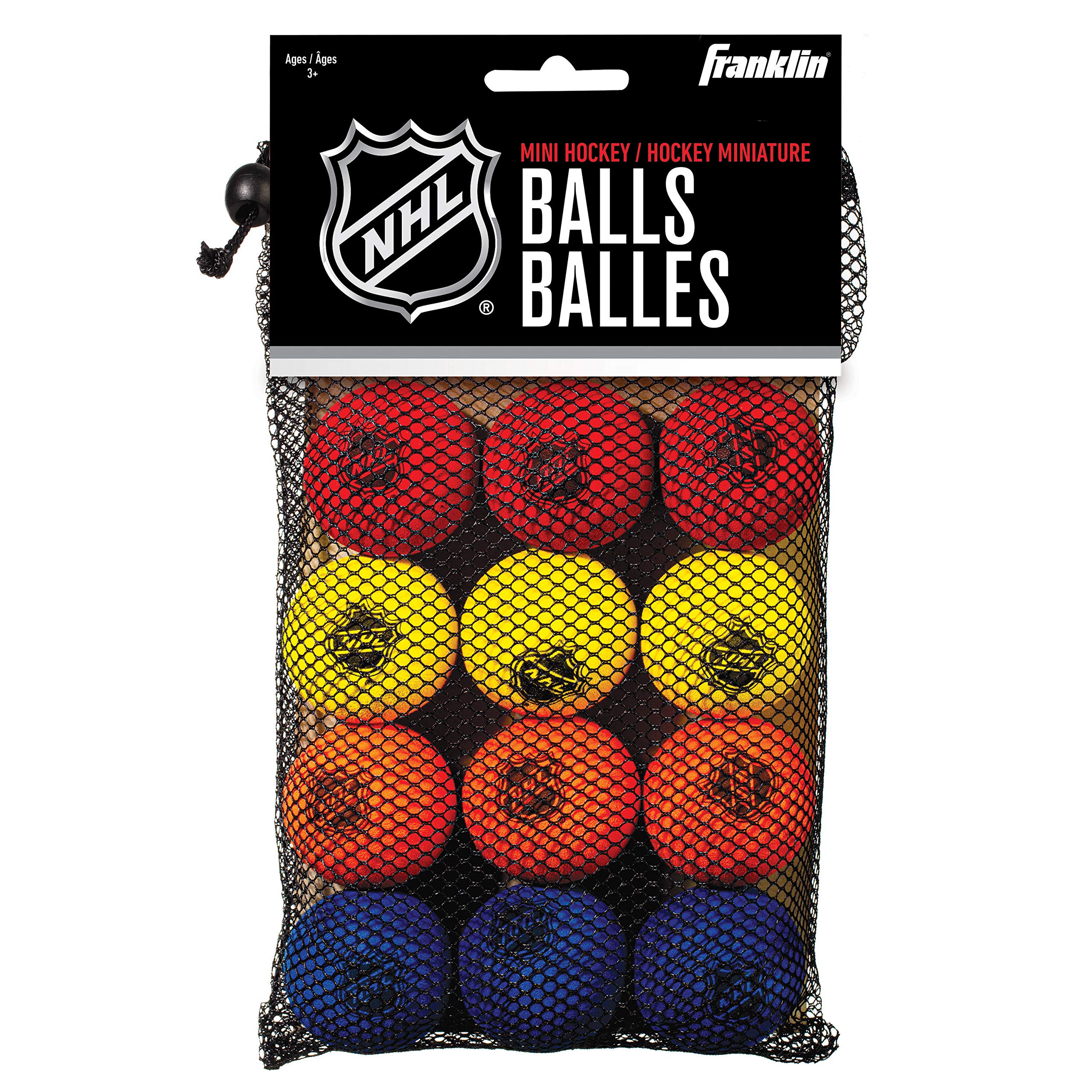 Franklin Sports Knee Hockey Balls Indoor Mini Foam Hockey Balls for