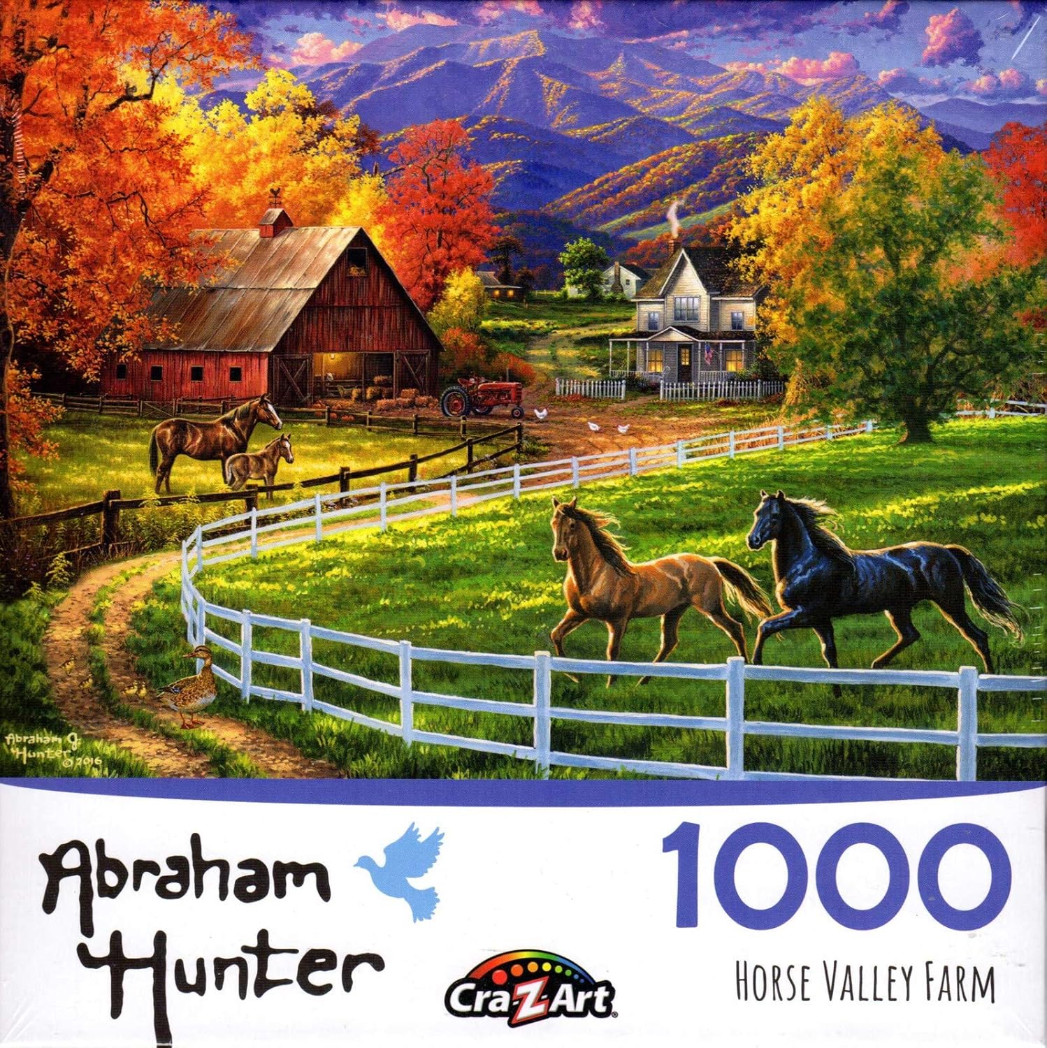 Horse Valley Farm 1000 Piece Puzzle Toys & Games