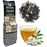 BACH TRA Premium Jasmine Green Tea Buds Loose Leaf – 3.53 oz | Vietnamese Jasmine Infused Green Tea | Naturally Fragrant Floral Aroma