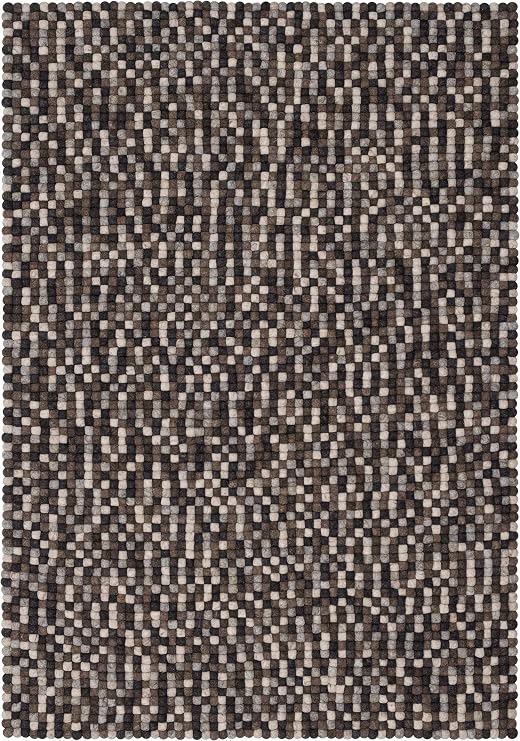 Myfelt Nela Filzkugelteppich Rectangular Multicolor Natural 70x100