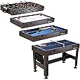 MD Sports Combination Games Multiple Styles Arcade Collection, Billiards, Hockey, Foosball, Ping Pong, Perfect for Family Game Rooms