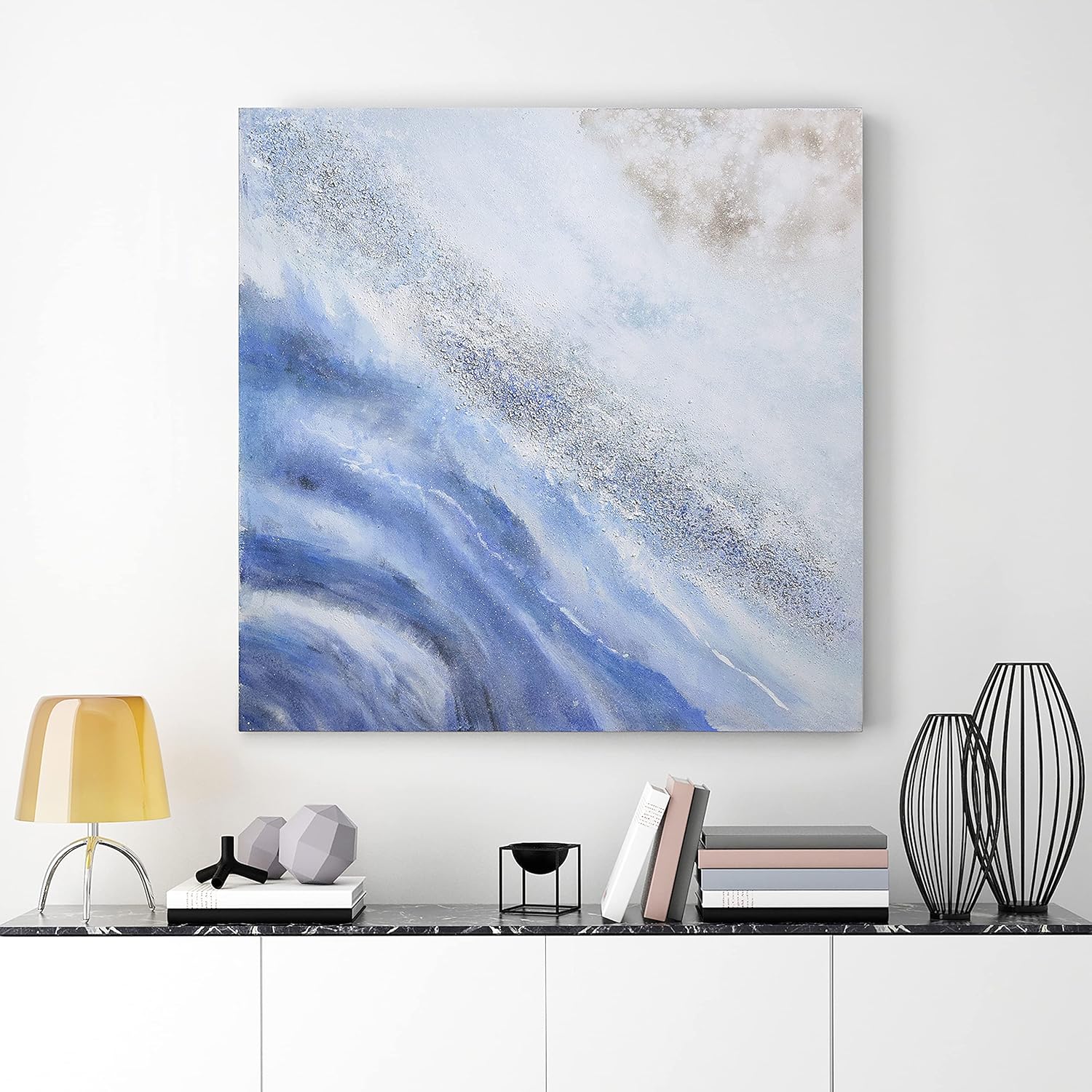 Paintings - Empire Art Direct Abstract Wall Art Textured Hand Painted Canvas by Martin Edwards, Unframed, 36