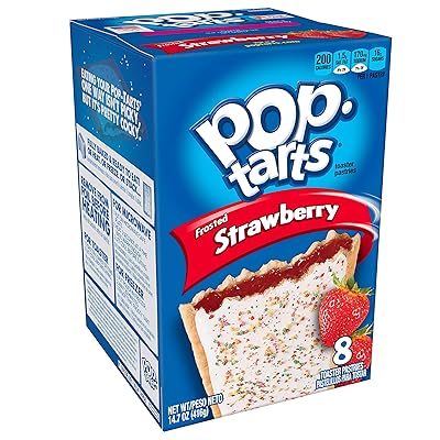 Поп-тарттар Таңғы ас Пастер, аязды құлпынай гүлдері, 14,7 ун (8 Санақ)