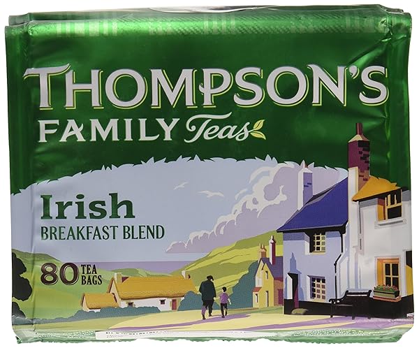 THOMPSON’S PUNJANA IRISH BREAKFAST 80 TEABAGS (8.82OZ) X...