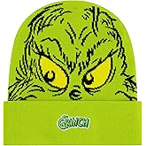 Dr. Seuss The Grinch Beanie Hat, Adult Winter Knit Cap, One Size