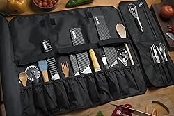 Asaya Chef Knife Roll Bag - 20 Total Pockets for