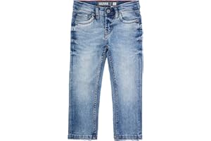 CULTURA AZURE CULTURA Baby Boys Toddler Jeans, Elastic Waist Slim Wash Basic Stretch Denim Pants Jeans for Boys