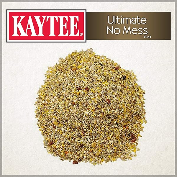 KAYTEE WILD BIRD ULTIMATE NO MESS WILD BIRD FOOD SEED FOR CARDINALS, FINCHES, CHICKADEES, NUTHATCHES, WOODPECKERS, GROSBEAKS, JUNCOS AND OTHER COLORFUL SONGBIRDS, 9.75 POUND