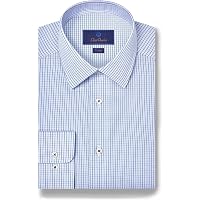 Amazon.com: David Donahue Men's Trim Fit Twill Dress Shirt, White, 15" Neck  34/35" Sleeve : Clothing, Shoes & Jewelry