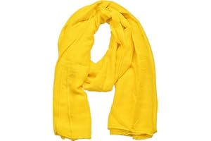woogwin Women's Cotton Scarves Lady Light Soft Fashion Solid Scarf Wrap Shawl