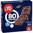Fiber One 80 Calorie Chewy Bars, Chocolate, Snack Bars, 5 Ct, 4.1 oz