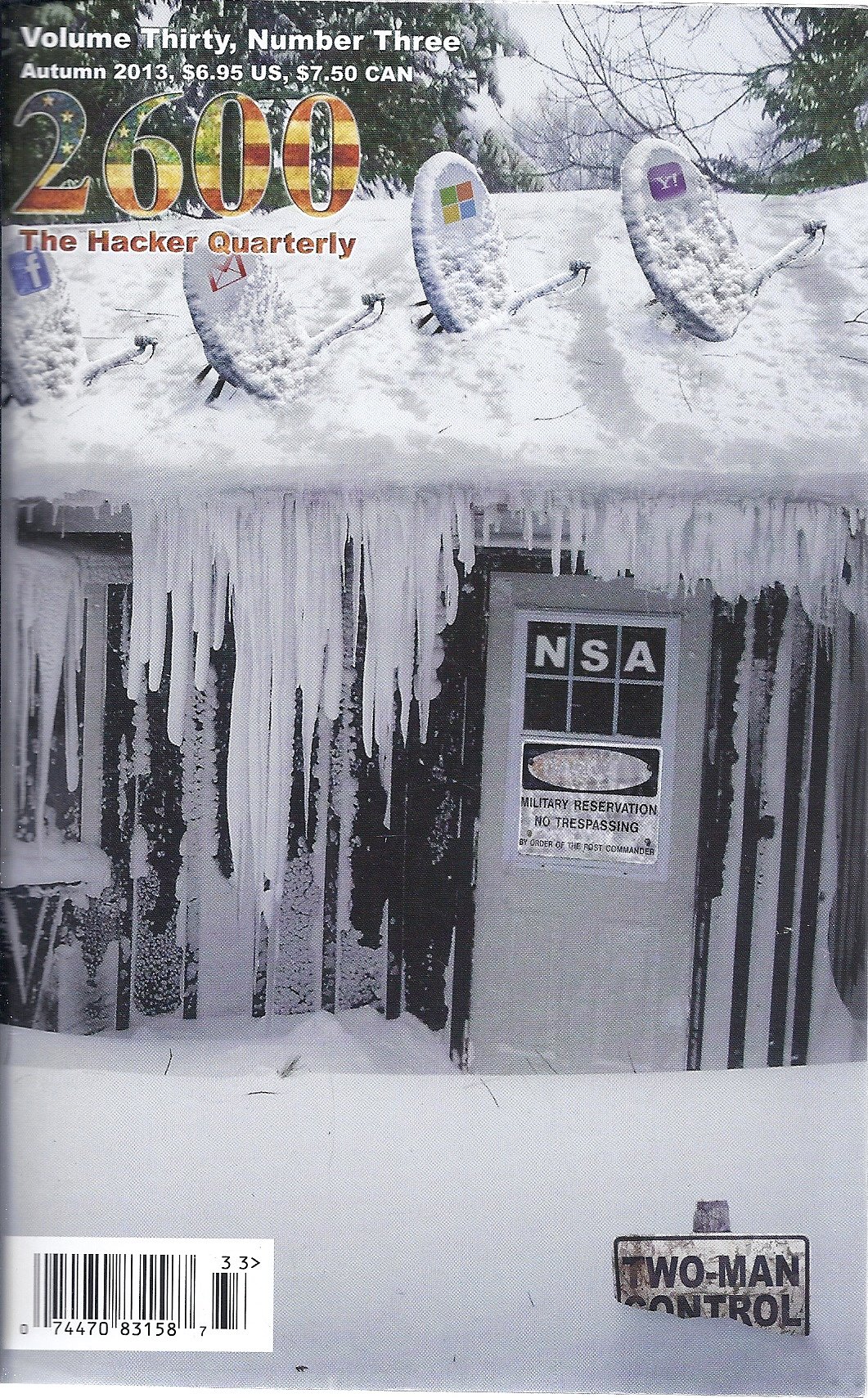 2600 Magazine The Hackers Quarterly Autumn 2013 Various Amazon Com Books