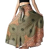 Long Skirts for Women Maxi Boho Skirt Floral Print