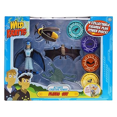 Wild Kratts - Activate Creature Power - 4-Pack Action Figure Set - Fliers