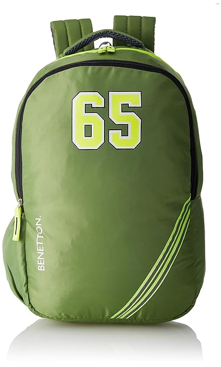 United Colors of Benetton 22 Ltrs Green Casual Backpack (0IP6COLBPOL7I)