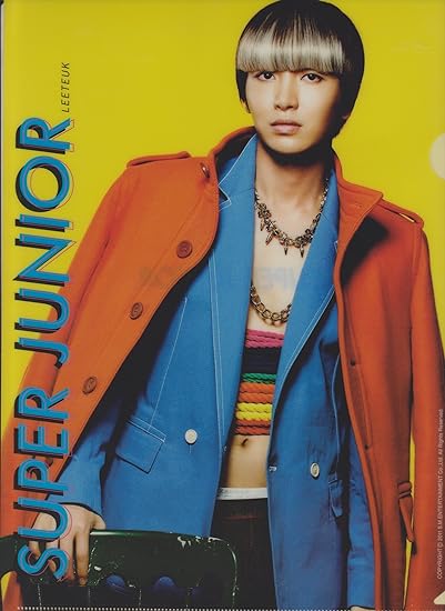 Amazon Co Jp Super Junior Mr Simple イトゥク Leeteuk S M Entertainment 公式クリアファイル バージョンe 韓国製 文房具 オフィス用品