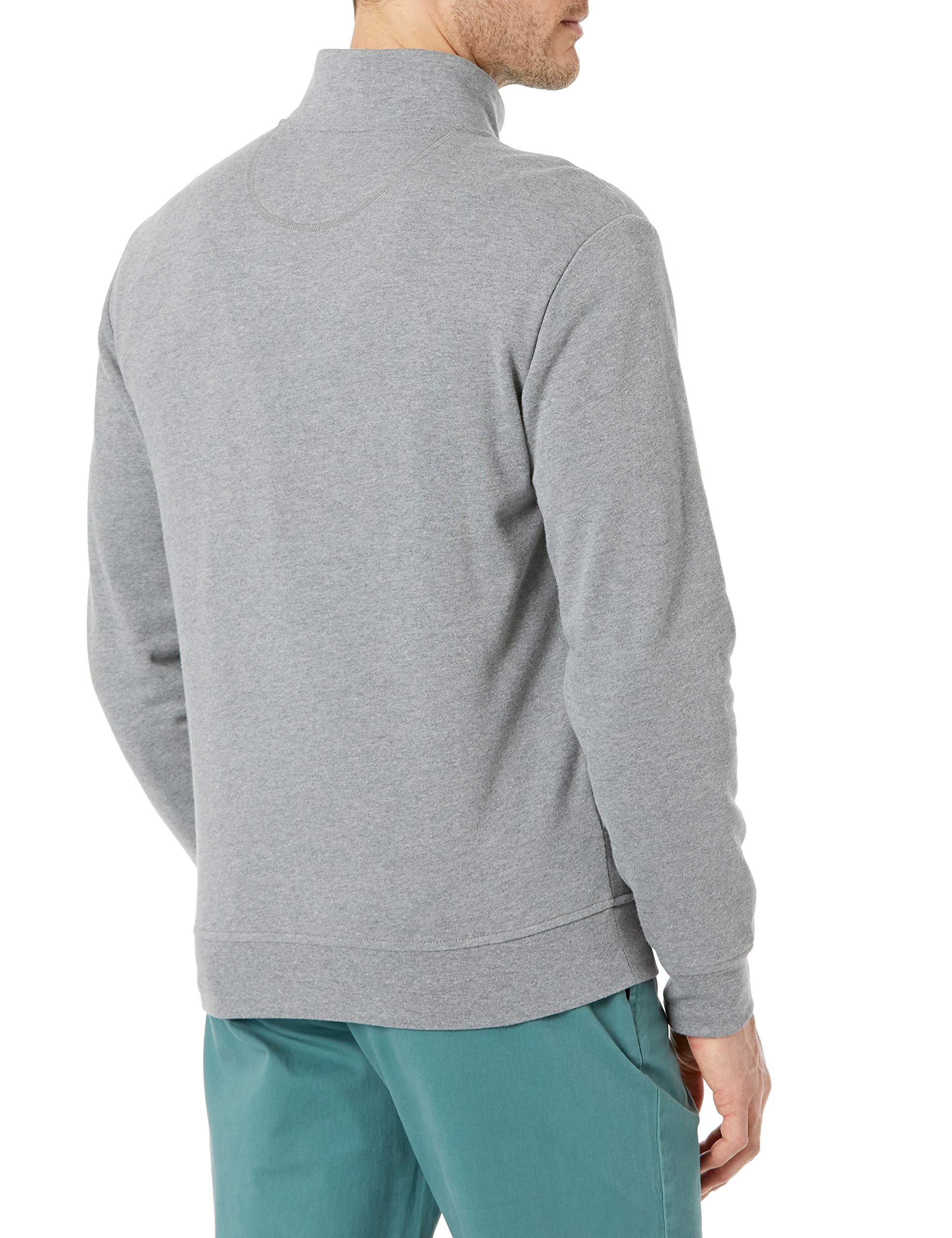 Amazon Essentials Men's Zip Up Sweatshirt, Lightweight French Terry, Mock Neck