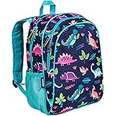 Wildkin 15-inch Kids Backpack – Durable, Padded, Adjustable for School & Travel - Darling Dinosaurs