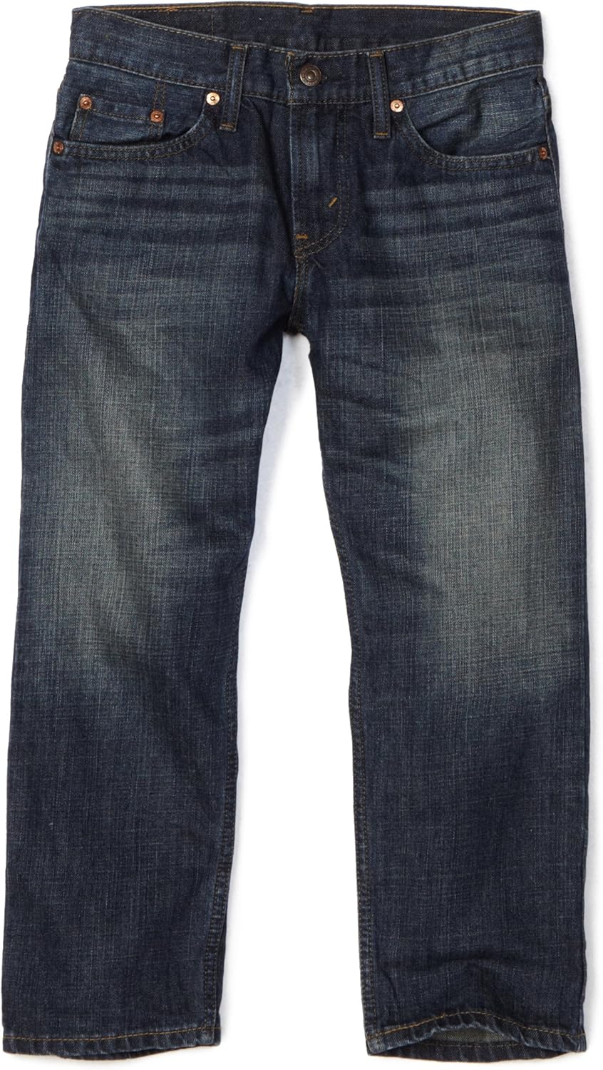 Levi's Boys' 505 Regular Fit Jeans: Clothing