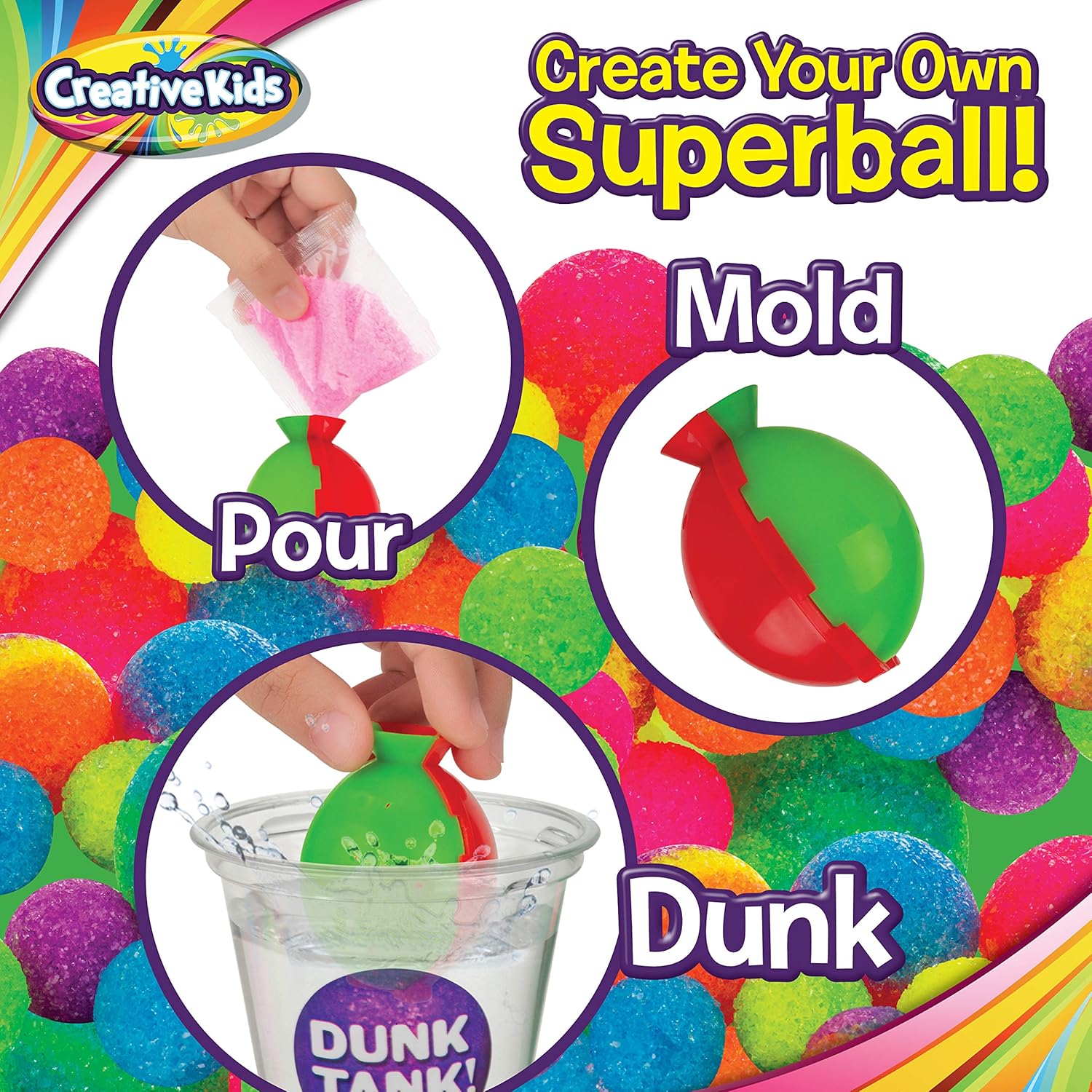 creative kids magic bouncy balls