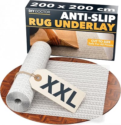 DIY Doctor XXL Rug Gripper 200x200cm Non-Slip Matting Roll