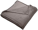 Pinzon Velvet Plush Blanket - King, Grey