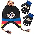 Sonic The Hedgehog Winter Hat and Gloves Set – Blue Sonic Hat for Boys Ages 5-13 – Winter Hat with Scarf and Glove Set