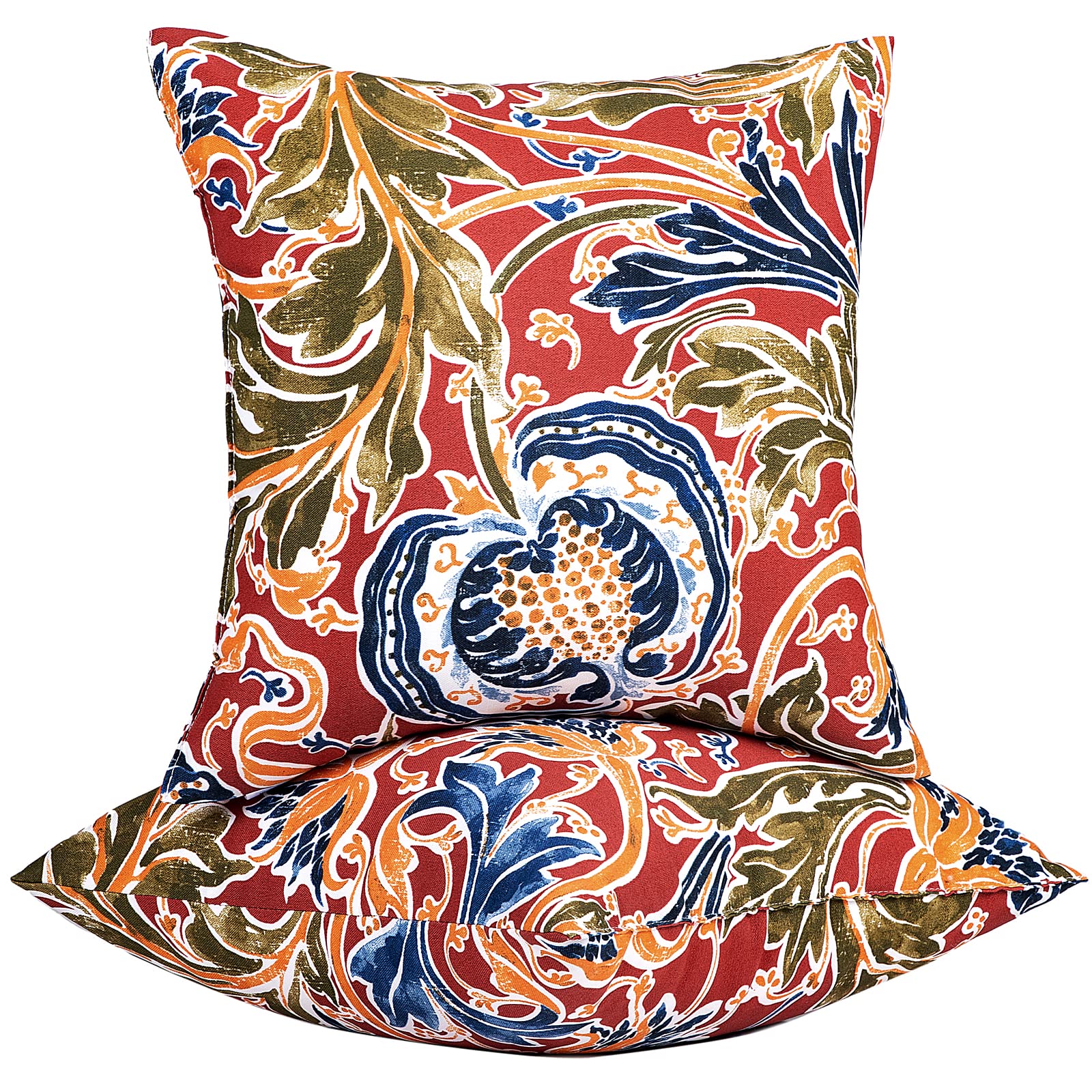 Photo 1 of JMGBird Outdoor Throw Pillows Waterproof Set of 2 Patio Pillows 18×18 Inch Decorative Pillow for Bed, Couch, Sofa and Patio Furniture