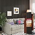 Avana Acoustic Wood Wall Panels – 47.2 x 12.6 Inch Smoke Oak Acoustic Panels 1 PC – Wall Panels For Interior Wall Decor for Homes, Offices, Studios – Modern Sturdy & Durable Wood Panels For Wall