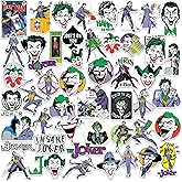 Batman Vintage Joker Sticker Pack – Die-Cut Large Deluxe Vinyl Stickers Variety Pack for Laptop, Water Bottle, Scrapbooking, Tablet, Indoor & Outdoor – Set of 50