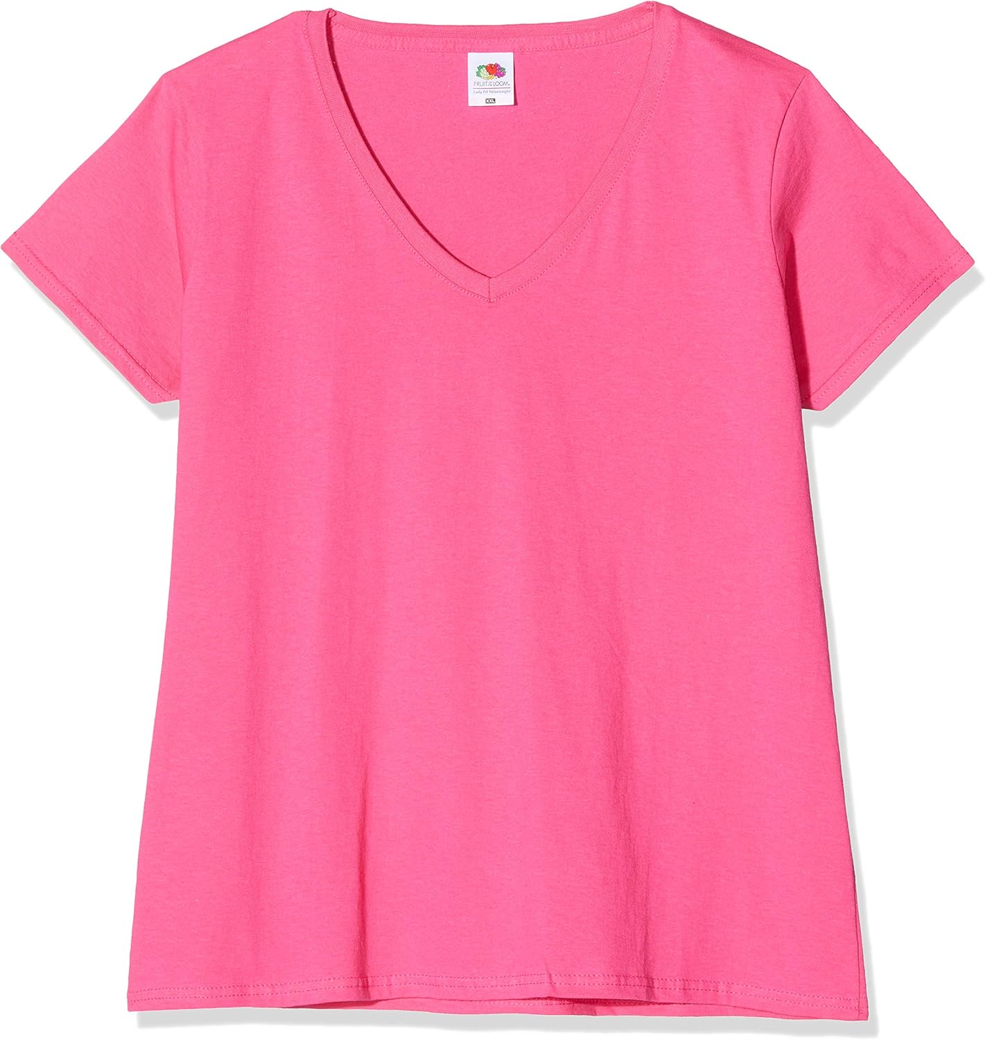 Fruit of the Loom Women's VNeck Valueweight TShirt Amazon.co.uk