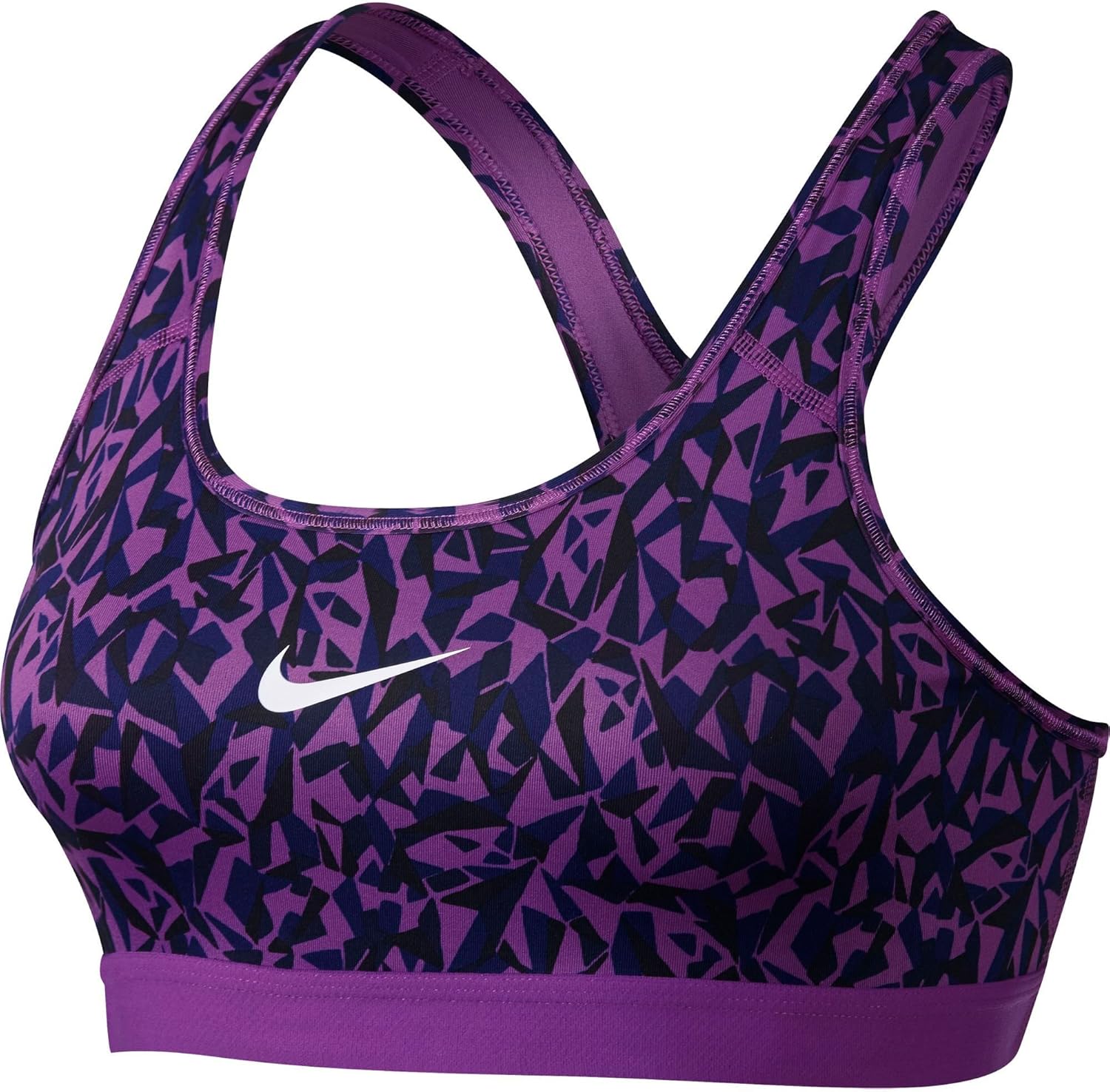 purple nike sports bra
