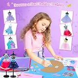 GOLMUD 1000+ Fashion Designer Kit for Girls Sewing Kit with 4 Mannequins view 5