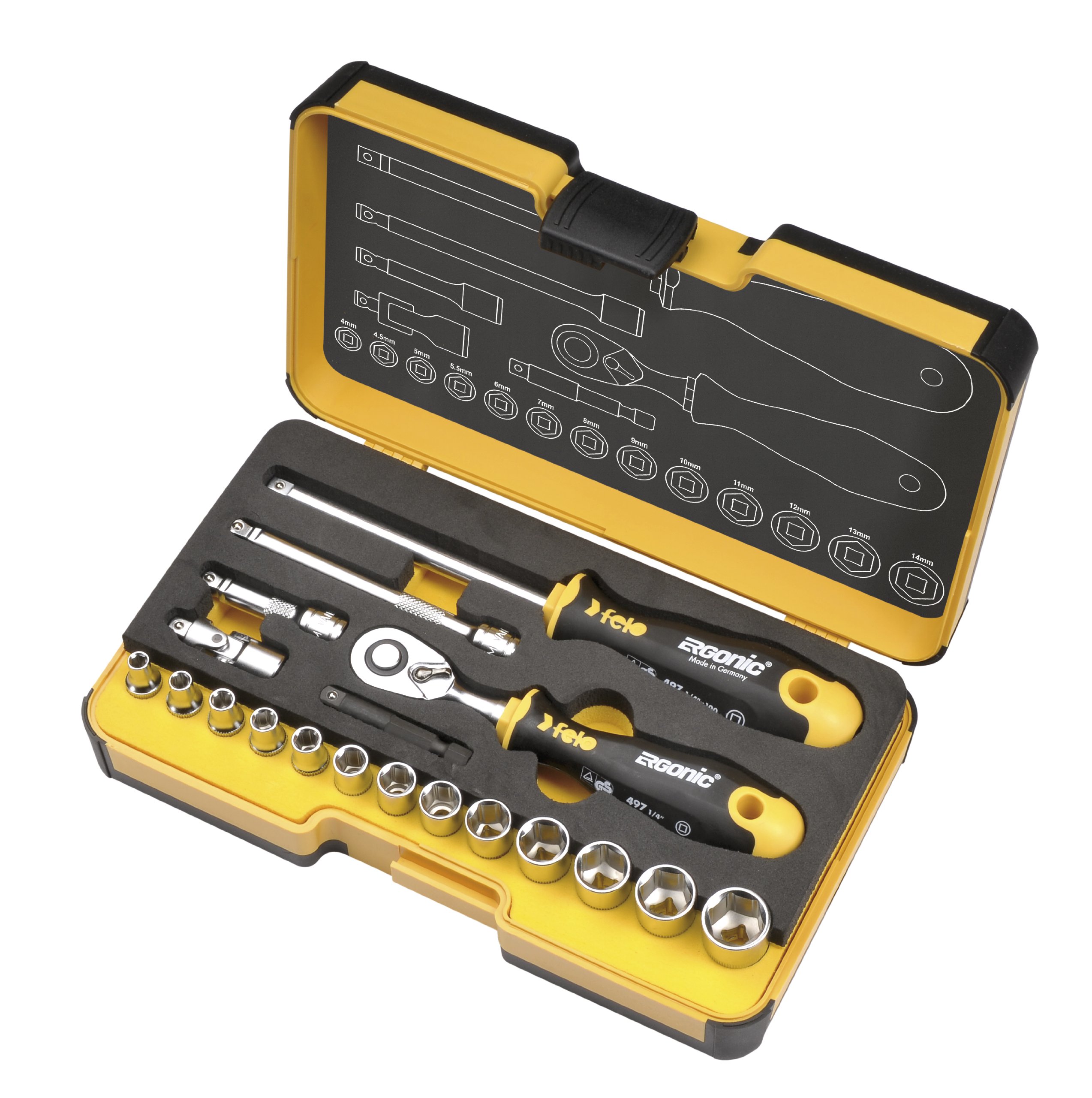 Felo R-GO 19 05781906 Tool Set [19-Piece Set]