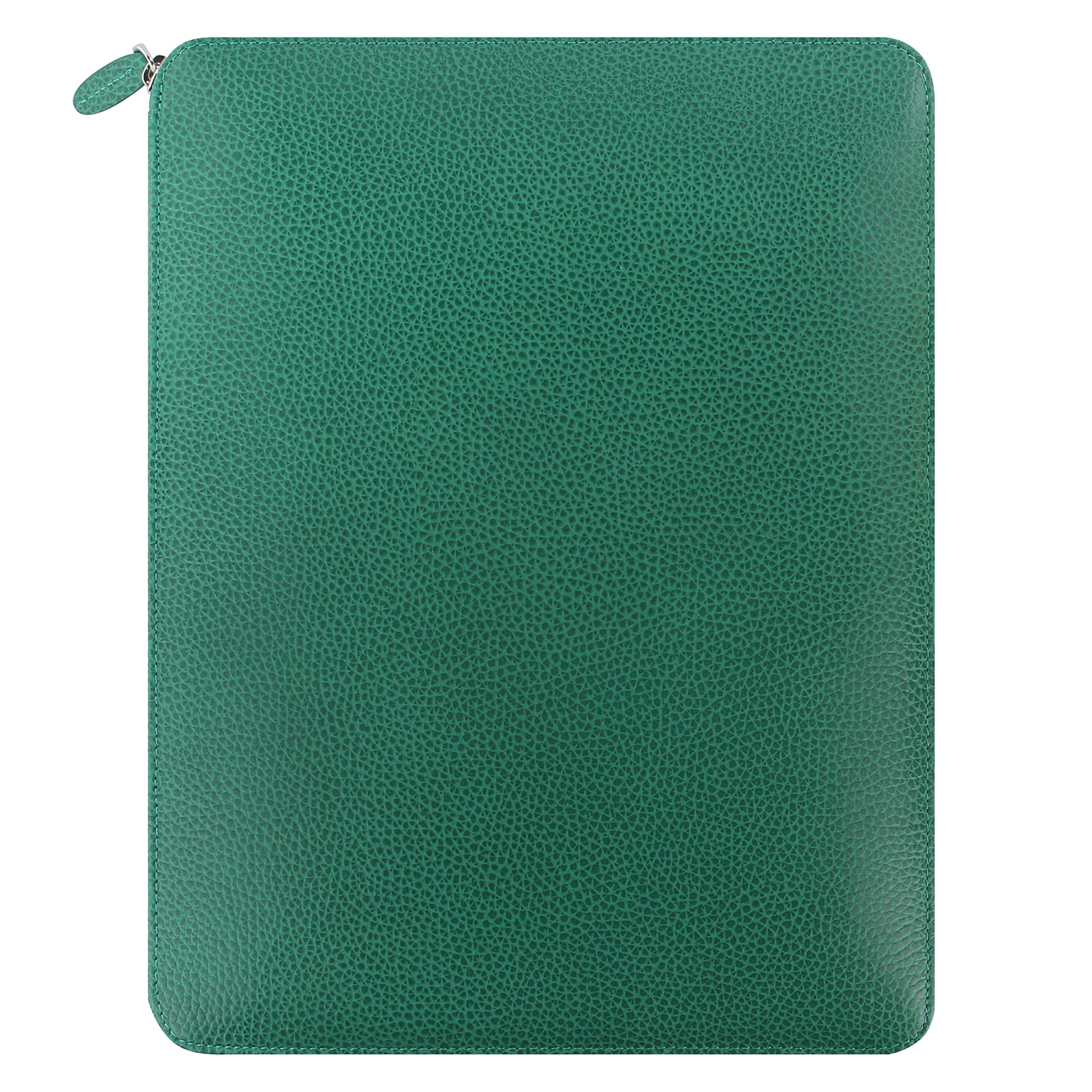 A4 Finsbury zip Folio - Forest Green