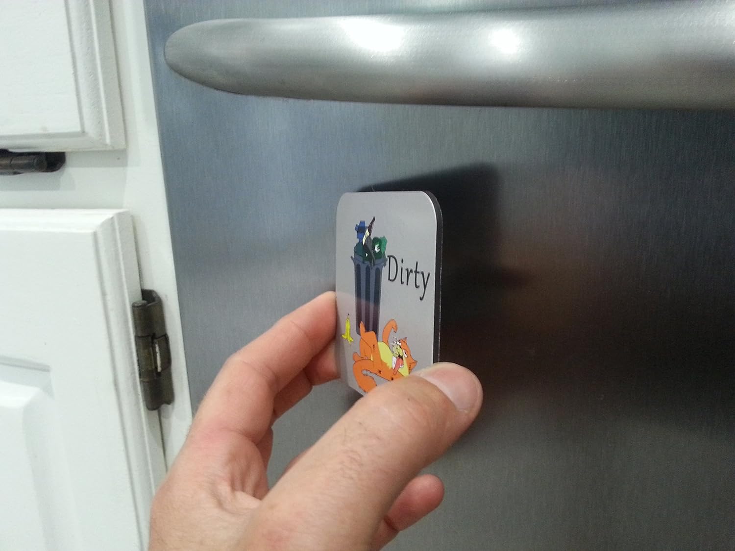 Dish Kitty Clean Dirty Dishwasher Sign A Fun Stylish Clean