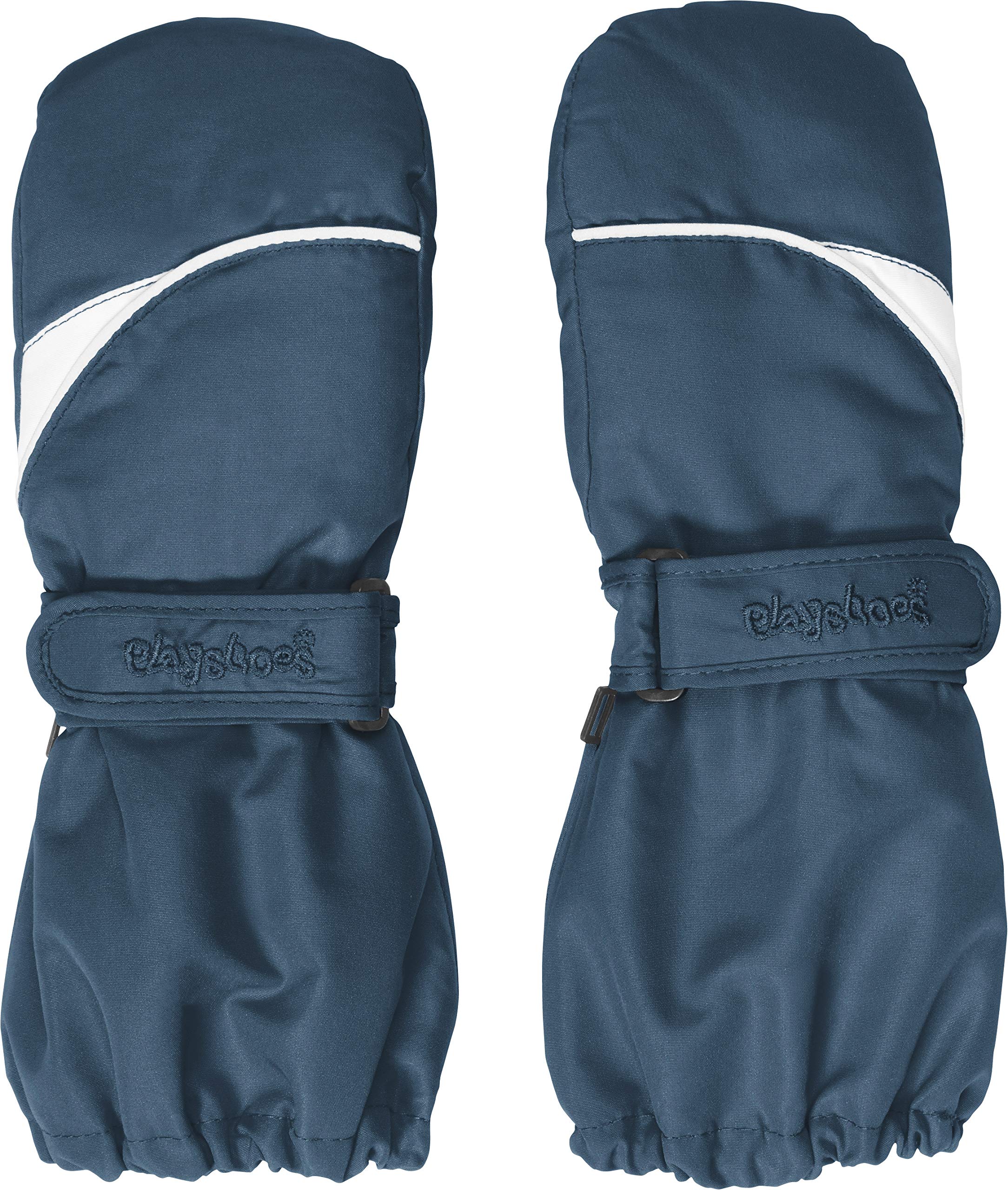 Playshoes Unisex Baby Winter Thinsulate Insulation 3m, Fleece Lining Mittens, Blue (Navy), One Size