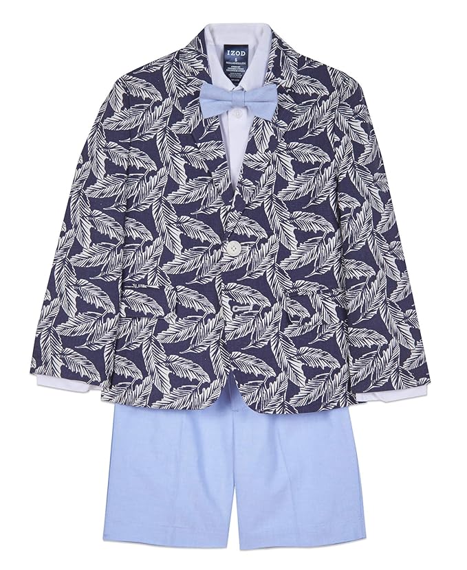 Buy IZOD Boys' 4Piece Suit Set with Dress Shirt, Bow Tie, Shorts, and