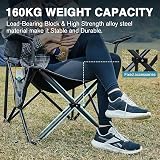 EVER ADVANCED Oversized Camping Chair Heavy Duty 160kg High Back Cup Holder view 7