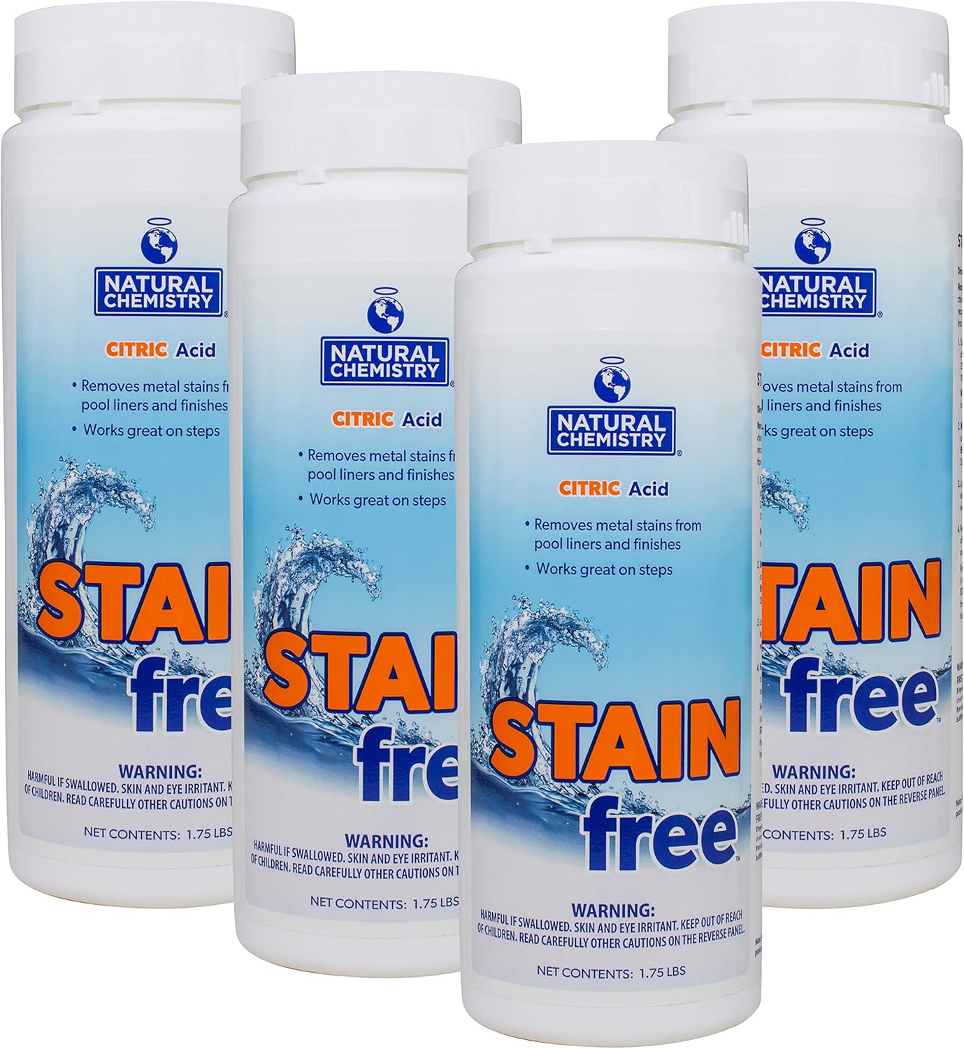 Natural Chemistry 07400 Stain Free Pool Stain Remover, 1-3/4 Pounds : Swimming Pool Stain Removers : Garden & Outdoor