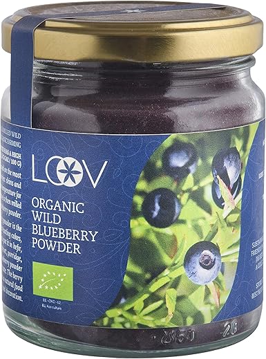 Arándano Azul Silvestre Orgánico en Polvo (Wild Blueberries), 100 ...