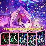 DQMOON Star Projector Night Light for Kids, Timer & Remote Control, 360° view 3