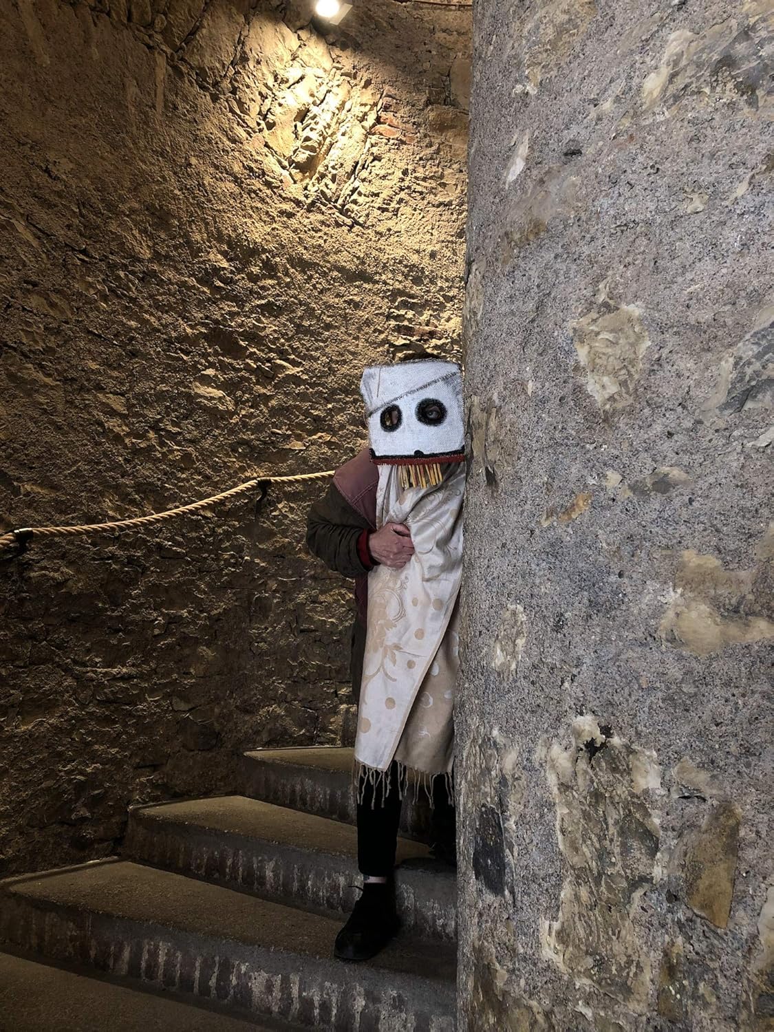 Burlap Halloween Masks