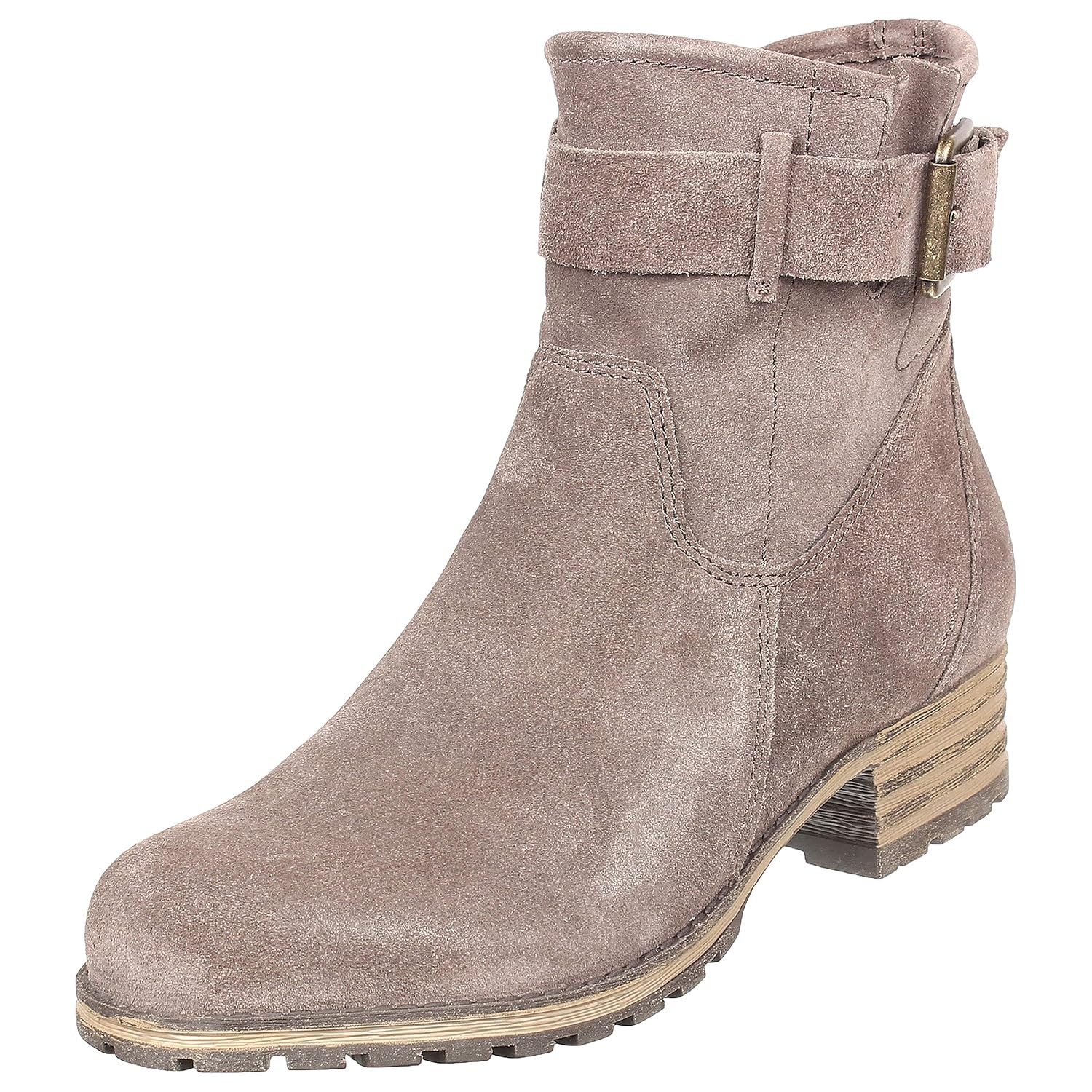 marana amber suede booties