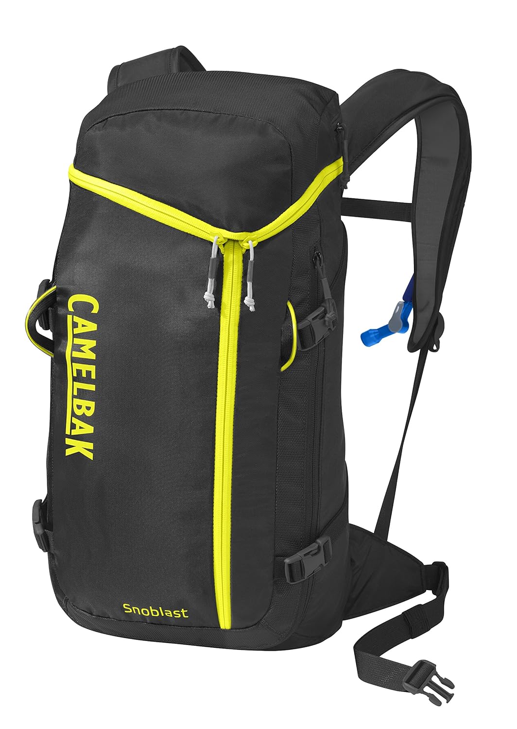 Camelbak Snoblast Ski Hydration Pack, Black/Sulphur Springs, 2 L/70 oz