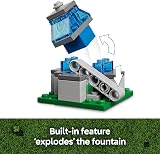 LEGO Minecraft Ghast Balloon Village Attack 21273 with Steve House Minifigs view 3