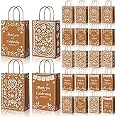 Colarr 24 Pcs Cielito Lindo Party Favor Bags with Handles, 4 Pattern Mexican Baby Shower Party Favors Decors Cielito Lindo Thank You Gift Bags for Guests Cinco De Mayo Gender Reveal Birthday Wedding